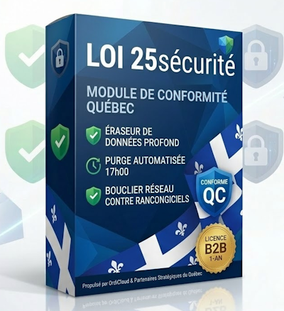 Logiciel Loi sécurité 25